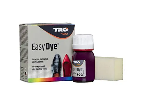 TRG The One Easy Dye, Farbe zur Wiederherstellung der Lederschuhfarbe, Violett (102 Dark Lilac), 25 ml