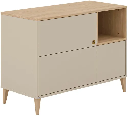 Paidi Wickelkommode Mila & Ben - Elegante Pflege in Cashmere-Beige - Die Paidi Wickelkommode Mila & Ben in Cashmere-Beige bietet viel Stauraum und ein modernes Design. Ideal für eine stilvolle und praktische Pflegeumgebung.