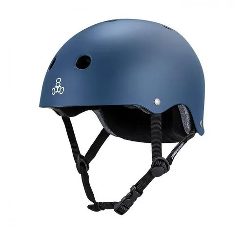 Triple 8 Allroundhelm Deep Cover - Stylischer Fahrradhelm in Navy Matte, ideal für Freizeit und Sport. Mit robustem Material für zuverlässigen Schutz und optimalen Tragekomfort.