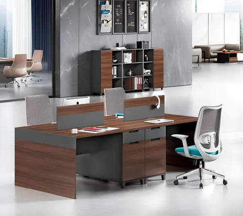 Brauner Arbeitstisch aus Holz – Edles Design für Ihr Büro - Eleganter Arbeitstisch in Braun, 240 x 120 x 105 cm, ideal für ein stilvolles Arbeitsumfeld. Hergestellt aus hochwertigem Holz, sorgt er für eine ansprechende Atmosphäre im Büro.