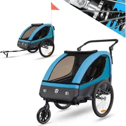 TIGGO Fahrradkinderanhänger mit Buggy Set