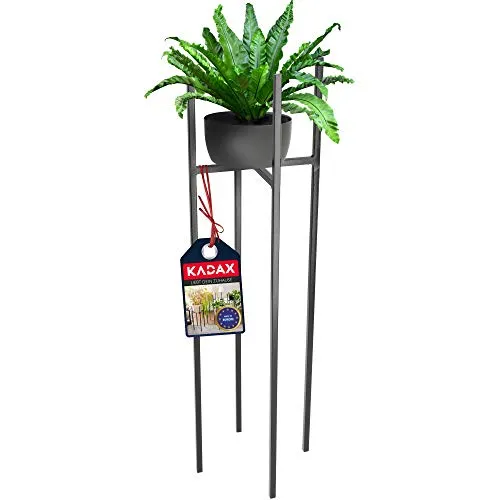 KADAX Blumenständer – Wetterfester Pflanzenständer aus Stahl für Innen und Außen - Garten-Zubehör mit elegantem Design, ideal für die sichere Präsentation Ihrer Pflanzen, wetterfest und robust, perfekt für Balkon, Terrasse oder jeden Raum im Haus.