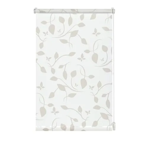 GARDINIA Seitenzugrollo EASYFIX Rollo - Blickdichtes Seitenzugrollo mit Scandinavian Motiv, ideal für Fenstermontage ohne Bohren. Perfekt für Sichtschutz und Lichtdurchlässigkeit.