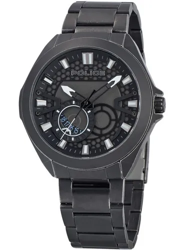 Police Ranger II Herren 48mm Uhr - Sportliche Herrenuhr mit 5ATM Wasserdichtigkeit und robustem Edelstahl-Gehäuse. Ideal für aktive Männer, die Stil und Funktionalität schätzen.