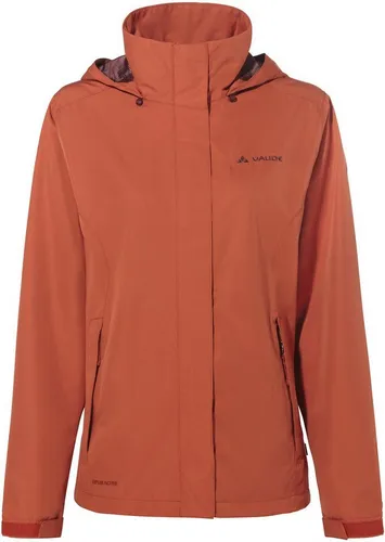 VAUDE Damen Kapuzenjacke Escape Light - Funktionsjacke für Damen, wasser- und winddicht, atmungsaktiv, ideal für Wanderungen und Freizeit. Kapuze im Kragen verstaut, verstellbare Ärmel und Saum für perfekten Sitz.