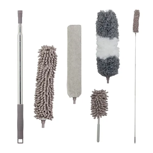 Staubwedel Staubentferner Set Mikrofaser Staubwischer Flexibler Staubmopp