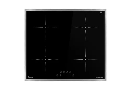 Kkt Kolbe Induktions-Kochfeld IH85900ED, 59cm - Kochfeld mit 4 Induktionszonen und 9 Leistungsstufen, ideal für schnelles und energiesparendes Kochen. Mit Sensorsteuerung und Aluminiumrahmen für moderne Küchen.