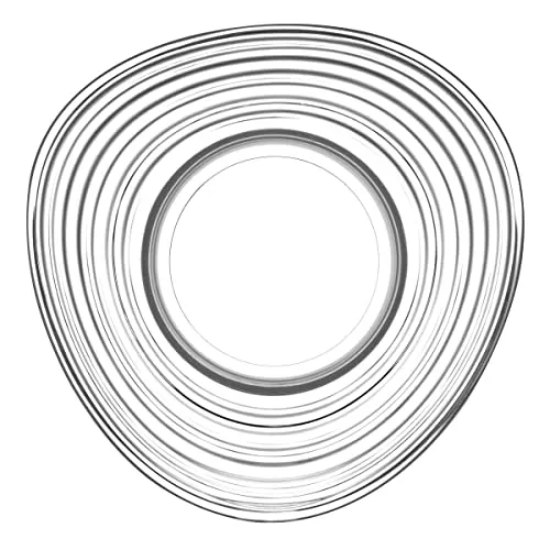 LAV Derin Cay Tabagi - Untertassen aus Glas - 6 Stück