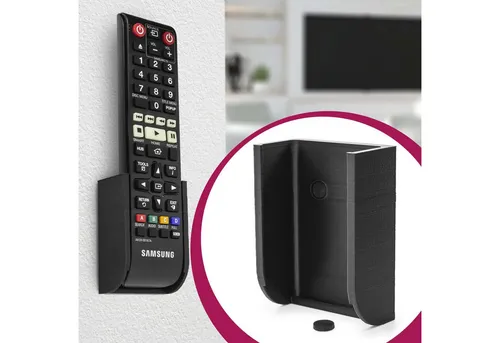 Mobilefox Fernbedienungshalter Wand Halterung passend für Samsung TV Fernseher Wandhalterung