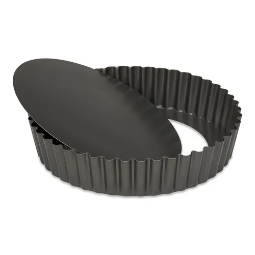 Patisse Quicheform 26 cm, Schwarz, Metall, Hochwertige Backform - Hochwertige Quicheform von Patisse mit abnehmbarem Boden und Antihaftbeschichtung. Ideal für perfekte Quiches und Tartes. Robuste Bauweise für den täglichen Einsatz.