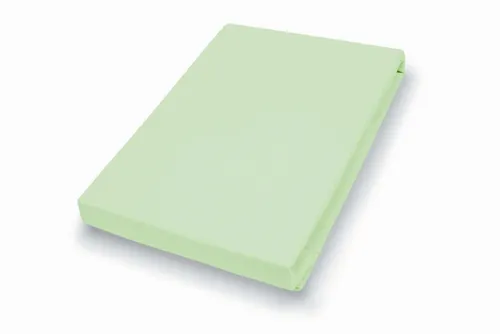 Vario Flausch-Spannbetttuch limone, 150 x 200 cm von Vario