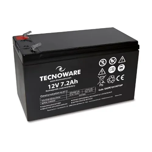 Tecnoware Power Systems Ersatzbatterie 12V 7,2Ah von Tecnoware Power Systems