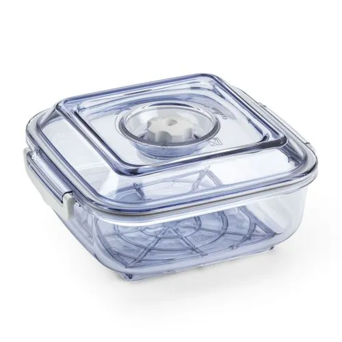 MagicVac Vakuumbehälter EXECUTIVE 2,5l eckig - Frischhaltedosen mit 2,5 L Fassungsvermögen für optimale Lebensmittelkonservierung, spülmaschinenfest und ideal für Mikrowelle und Gefrierschrank.