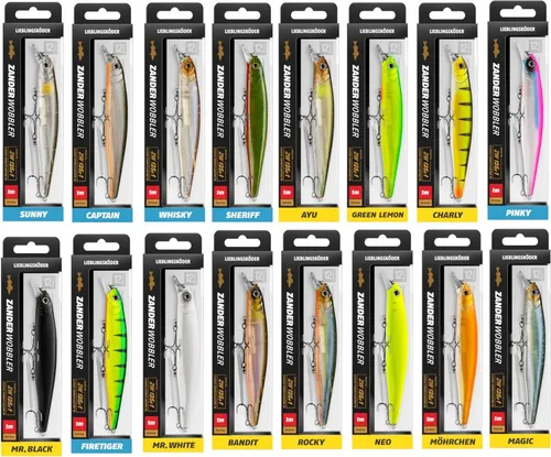 Lieblingsköder Zanderwobbler 12,5 cm - Magic - Kunstköder mit effektivem Lauf und exzellenter Verarbeitung, ideal für Zander, Barsch und Forelle. Perfekt für Angler, die auf Qualität setzen.