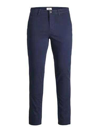 Jack & Jones JPSTMARCO JJBOWIE Herren Chino Hose - Wanderhosen mit Stretchanteil für perfekten Komfort, aus hochwertiger Baumwollmischung, ideal für Outdoor-Aktivitäten und den Alltag.