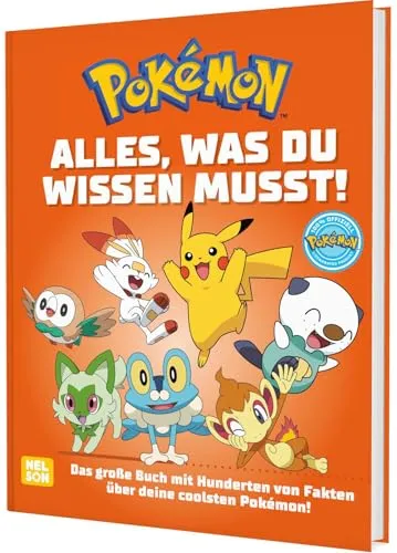 Produktbild Pokémon Handbuch: Pokémon: Alles, was du wissen musst: Das große Buch mit hunderten spannender Infos über deine coolsten Pokémon! | Für alle Fans ab 6 Jahren