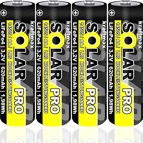 er Pack SOLAR pro Mignon AA Akkus