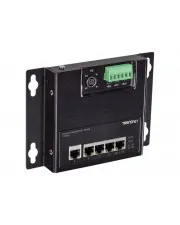 TRENDnet TI-PG50F - 5-Port Industrial Switch, nicht verwaltet mit PoE+ (120 W), ideal für DIN-Schienen- und Wandmontage