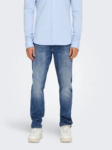 Only & Sons ONSWEFT Jeans für Herren - Hochwertige, normal geschnittene Jeans für Herren mit mittlerer Taille. Bequem und vielseitig, ideal für jeden Anlass.