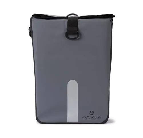 DoYourSports Wasserdichte Fahrradtasche Roll-Top - 21 L - Schwarz - Fahrradtasche mit 3-in-1-Funktion: als Fahrradtasche, Umhängetasche oder Tragetasche nutzbar. Reflektierend für Sicherheit bei Nacht und wasserfest für jede Wetterlage.