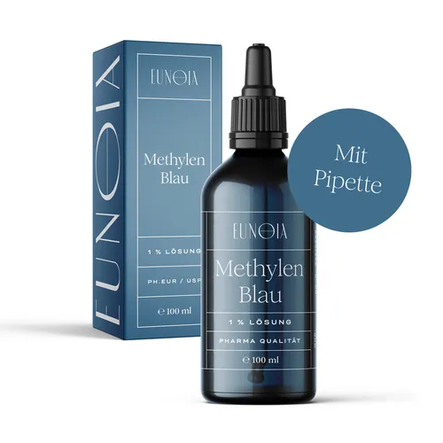 Methylenblau 100ml Tropfen Pharmaqualität 99,9% - Hergestellt in Deutschland