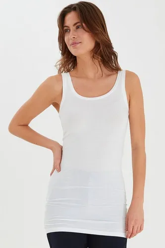 b.young Shirttop Pamila – Modisches Longtop in weiß von b.young