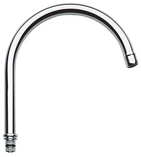 GROHE Rohrauslauf 225x121mm, chrom (13049000) - Zubehör & Accessoires, mit Anschlagbegrenzung und GROHE Long-Life Shine Oberfläche für dauerhaften Glanz.