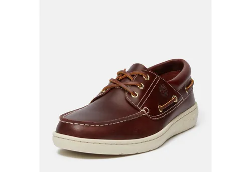 Timberland Portofino Pier Bootsschuh A6CXM-EIW - Rotbraun, Glattleder 46 - Maritimer Bootsschuh von Timberland® in bordeaux aus hochwertigem Leder. Mit herausnehmbarer OrthoLite®-Einlage für optimalen Komfort und einer robusten Gummi-Laufsohle für besten Halt.