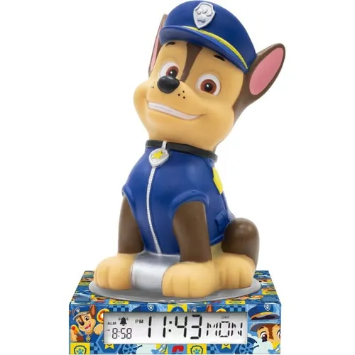 Kids Lampe Paw Patrol mit Wecker und sanfter Beleuchtung