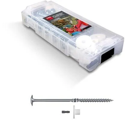 TOX L-Boxx Micro Camping Zeltschrauben-Set, 8x160mm, 21-teilig