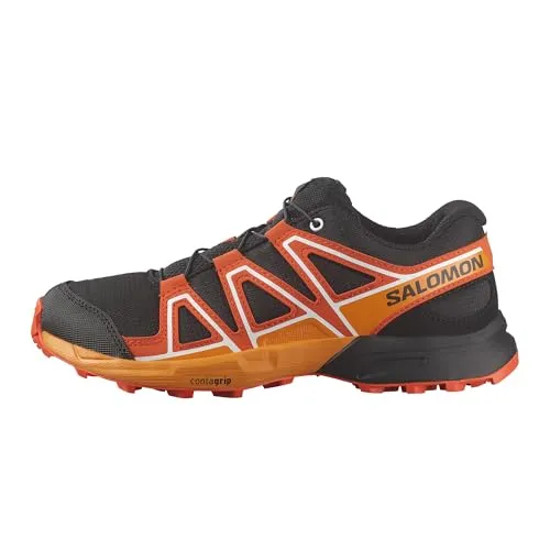 Salomon Junior Speed Cross Junior, Schwarz/Kirschrot von Salomon