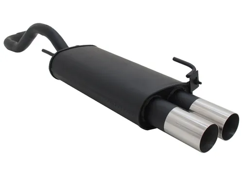 Novus Sportauspuff für VW Polo 4 6N / 6N2 2x76mm RL-Design - Schalldämpfer mit sportlichem Design und verbesserter Leistung für VW Polo 4, ideal für Tuning-Enthusiasten.
