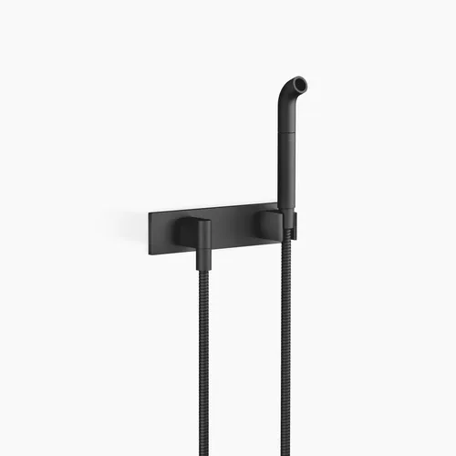 Dornbracht Gießrohr mit Abdeckplatte Schwarz Matt von Dornbracht