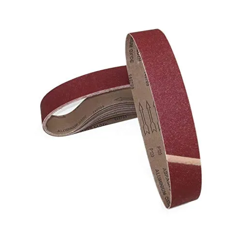 ECKRA Schleifbänder 50 x 686 mm P 400 Schleifband Schleifpapier Schmirgelpapier 10