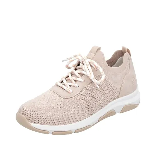 Slip-On Sneaker REMONTE für Damen, Gr. 40, rosa - Sportliche Slip-On Sneaker aus Textil und Lederimitat mit Anziehlaschen, ideal für Freizeit und Alltag. Komfortables Softfußbett für ein angenehmes Tragegefühl.