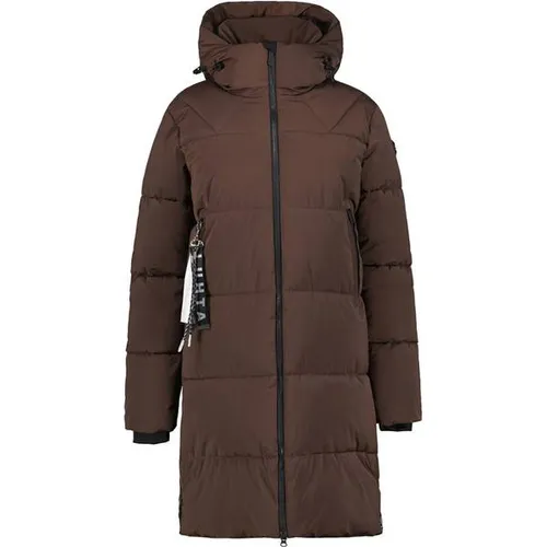 LUHTA Damen Mantel EISELE – Funktional und stilvoll - Wasserabweisender Damenmantel in Daunenoptik mit praktischen Details. Atmungsaktives 4-Wege-Stretchmaterial für optimale Bewegungsfreiheit und Komfort. Ideal für aktive und entspannte Tage.