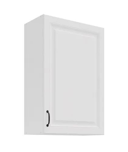 Hängeschrank 60 cm Stilo Weiß: Perfekte Ergänzung für Ihre Küche - Einbauküchen-Komponenten: Hängeschrank mit 3 Einlegböden, ideal für zusätzlichen Stauraum und stilvolles Design in Ihrer Küchenzeile.