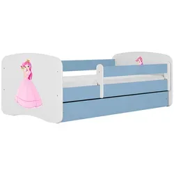 Raumhirsch Furniture Kinderbett, Blau, 80x180 cm in blau von Raumhirsch Furniture