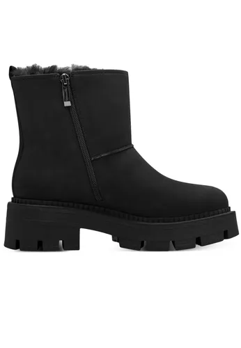 Tamaris Stiefelette 1-26439-43 001 - Wanderschuhe mit 5,5 cm Absatzhöhe, ideal für komfortable Abenteuer und stilvolle Outfits, aus einem hochwertigen Materialmix.