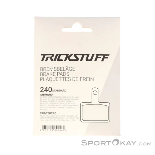 Trickstuff 240 Standard Bremsbeläge für Shimano Deore BR-M525/BR-M475