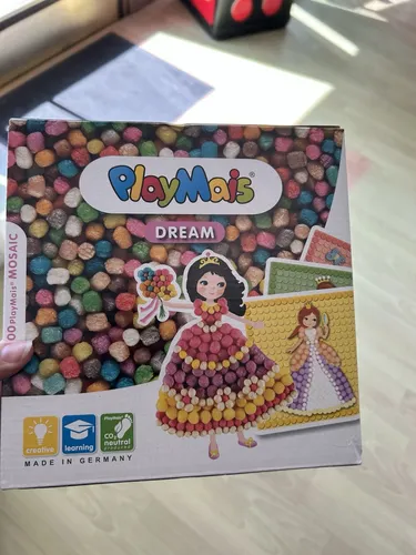 PlayMais Mosaic Dream Princess Kreativ-Set zum Basteln für Kinder ab 3 Jahren |