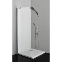 Sanoflex Seitenwand 6 mm Chrom 85 cm x 195 cm - Duschwände aus 6 mm Sicherheitsglas mit verchromten Profilen, ideal für individuelle Duschkabinenlösungen. Mit Easy Clean Imprägnierung für einfache Reinigung und flexibler Montage dank verstellbaren Wandprofilen.