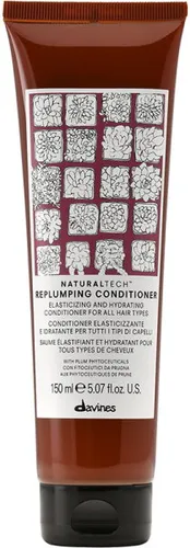 Davines Naturaltech Replumping Conditioner 150ml - Conditioner für alle Haartypen, spendet intensive Feuchtigkeit und sorgt für geschmeidiges, glänzendes Haar mit Elastizität und Vitalität.