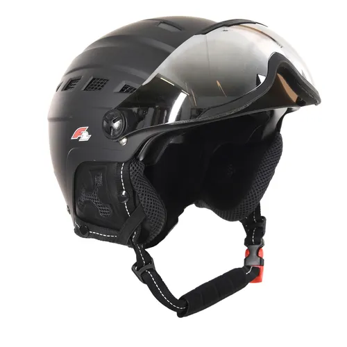F2 Damen Snowboard Helm - Worldcup Team Girl S/M Schwarz 2024/25 - Stylischer Snowboard Helm für Damen in Schwarz, Größe S/M. Ideal für Sicherheit und Komfort beim Snowboarding. Perfekt für das Modelljahr 2024/25.