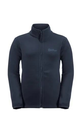 Jack Wolfskin Fleecejacke Taunus - Schnelltrocknend und Atmungsaktiv für Kids - Übergangsjacke aus recyceltem POLARTEC 100-Fleece, bietet leichte Wärme und Atmungsaktivität. Ideal für aktive Kinder an kühlen Tagen.