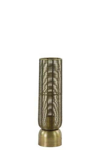 Light & Living Tischlampe Lezuza – Bronze, Rund, 11x39,5 cm