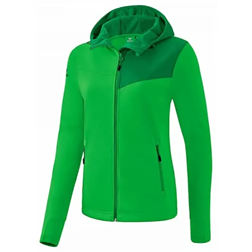 Erima Damen Performance Softshell Jacke, grün, Größe 34 von ERIMA