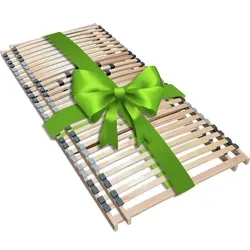 Partner-Set Lattenrost Basic 90 x 200 cm, starr - Doppelpack für optimalen Schlafkomfort - Lattenroste 90 x 200 cm, ideal für Ehebetten. 28 Federleisten in 7 Zonen sorgen für individuelle Anpassung und verhindern Verspannungen.