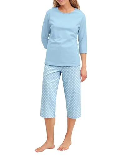 CALIDA Lovely Nights 3/4-Pyjama Damen aus 100% Baumwolle von CALIDA