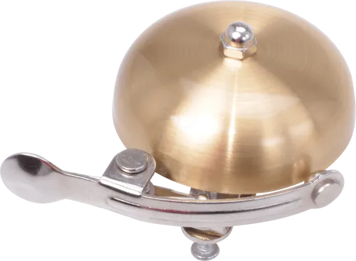 BIKE 41025 - Bike - Fahrradklingel, Ding-Sound, Retro Gold